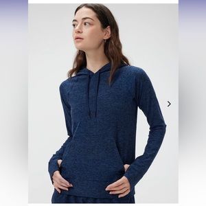 NWT Outdoor Voices, CloudKnit Hoodie, Medium, Blue